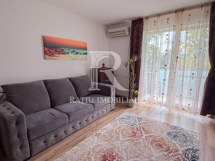 Apartament cu 2 camere decomandat, mobilat în Nufărul