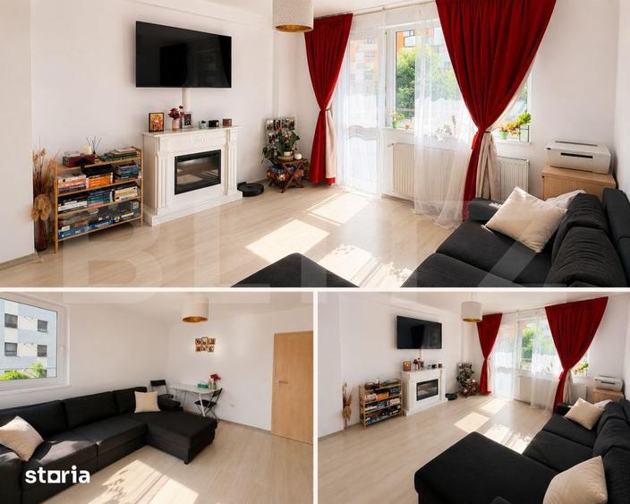 Apartament cu 3 camere, mobilat în Tractorul