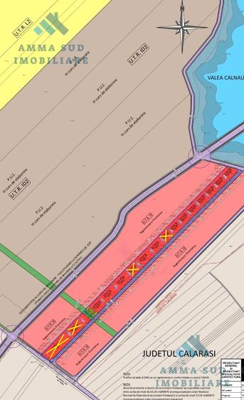 Teren Construcții intravilan de 1000 mp, în Glina