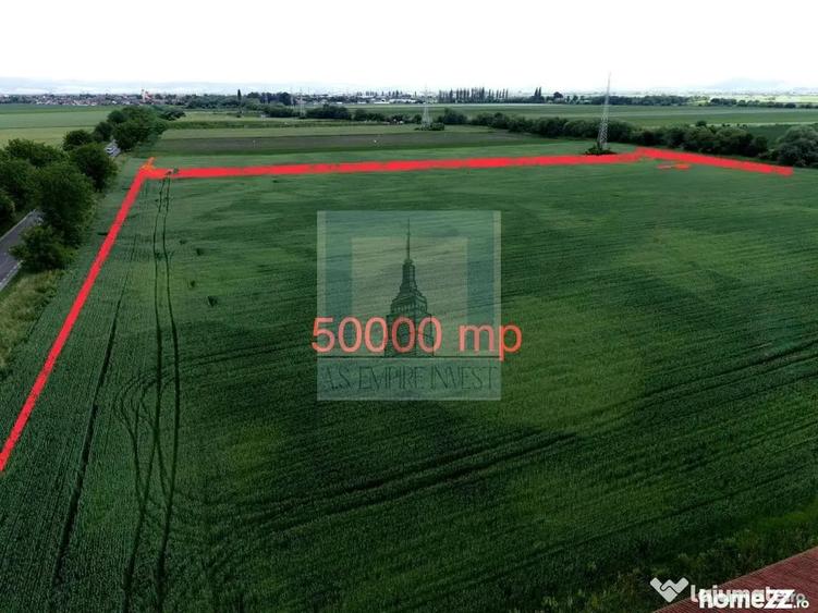 Teren de 50000 mp, în Hălchiu