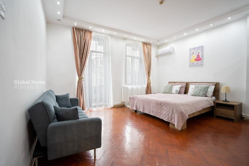 Apartament cu 6 camere circular, mobilat în Cișmigiu
