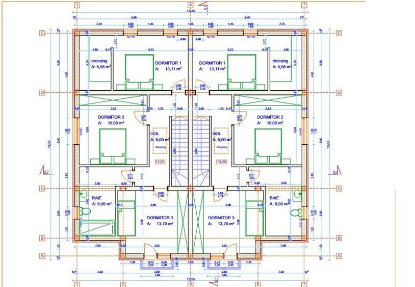 Casă cu 4 camere cu Teren 330 Mp în Exterior Nord