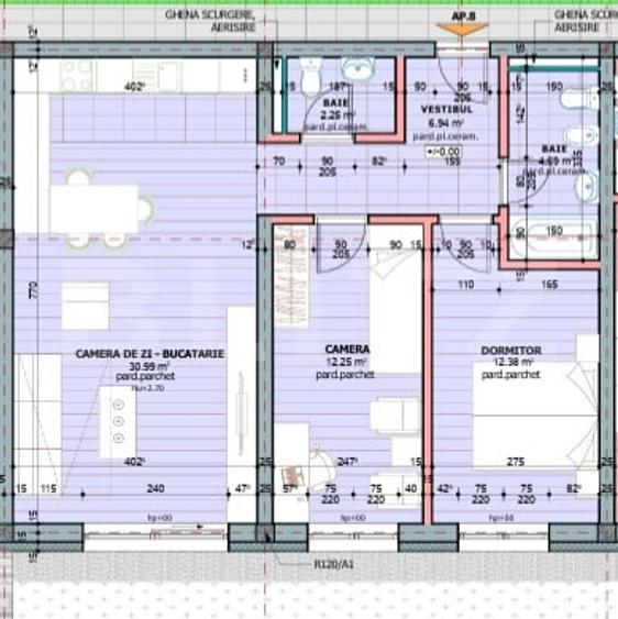 Apartament cu 3 camere decomandat în Tudor