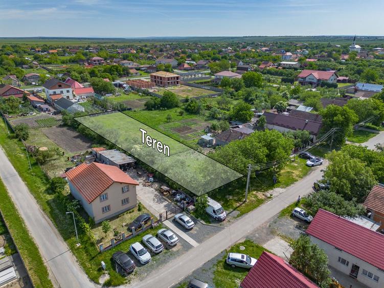 Teren Construcții intravilan de 1448 mp, în Cerneteaz