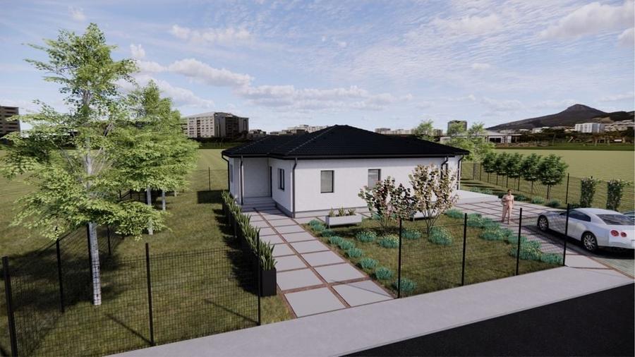 Casă cu 4 camere cu Teren 605 Mp în Vetiș