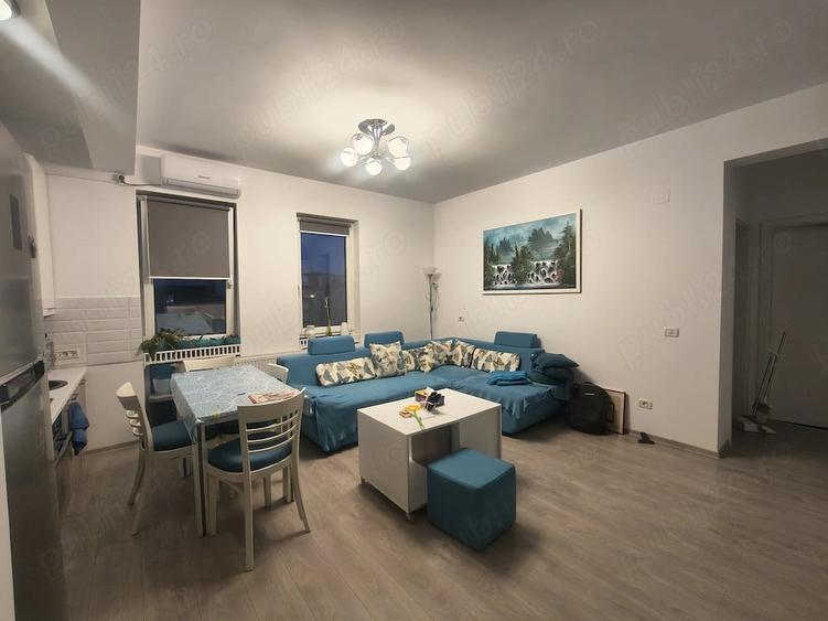 Apartament cu 3 camere semidecomandat, mobilat în Giroc