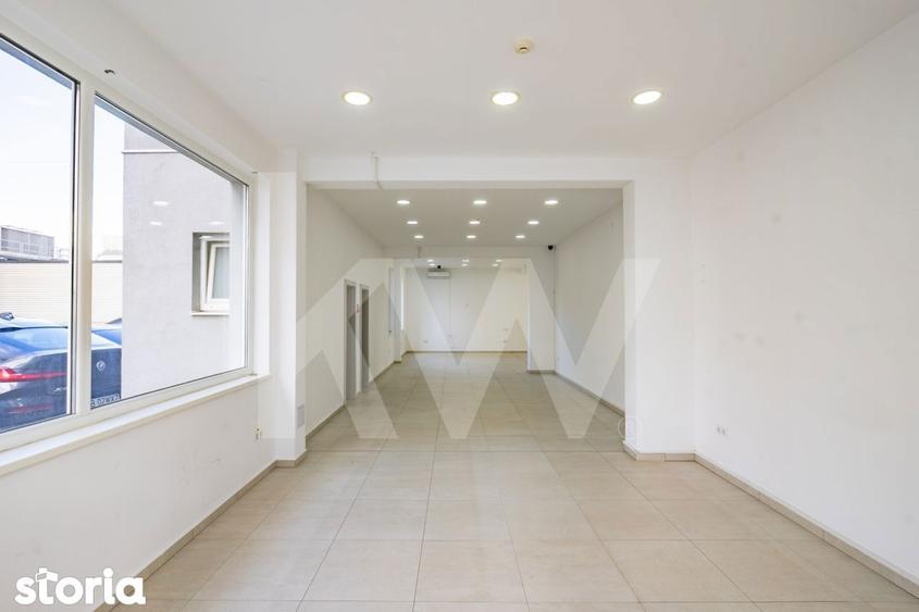 Spatiu comercial finisat 174mp vitrina Dna Stanca ideal showroom clini - 1