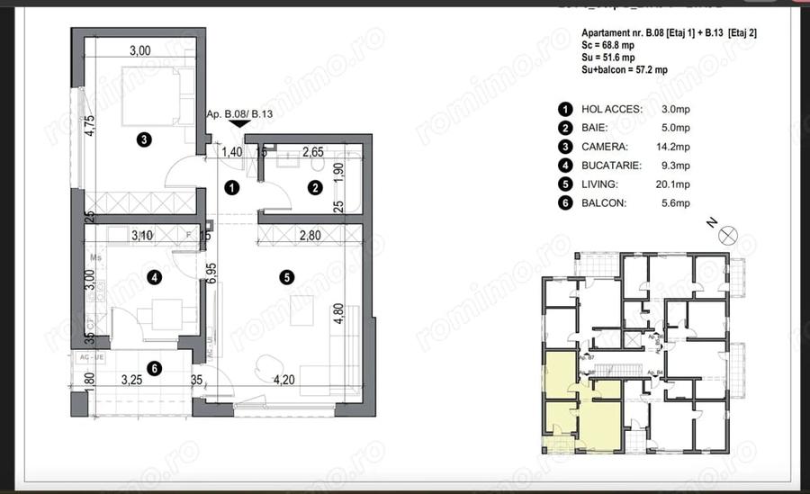 Apartment bloc nou cu lift si loc de parcare inclus - 5