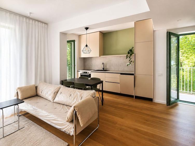 Apartament cu 2 camere semidecomandat, mobilat în Mihai Bravu