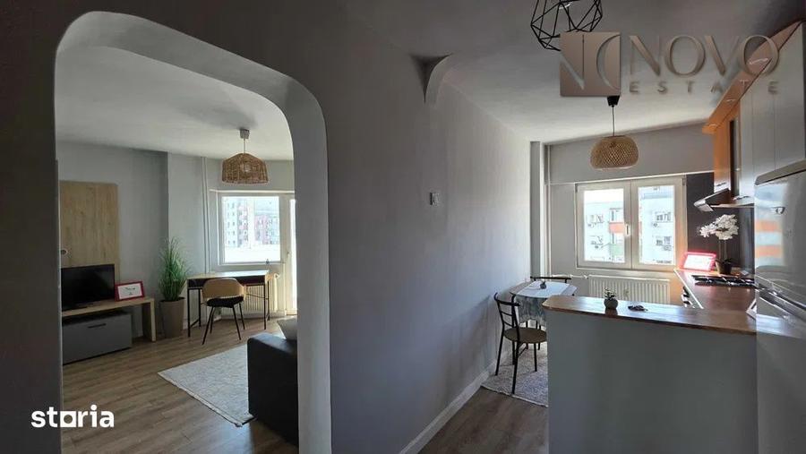 Apartament cu 2 camere nedecomandat, mobilat în Moșilor