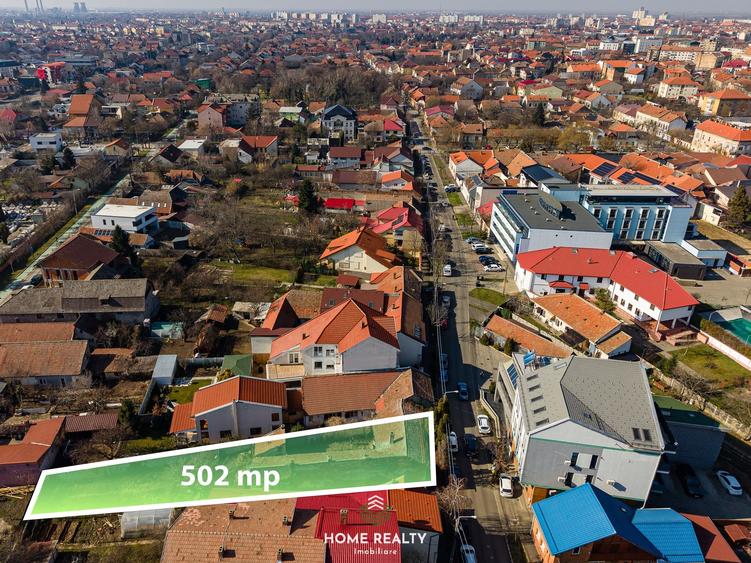 Teren Construcții intravilan de 502 mp, în Elisabetin