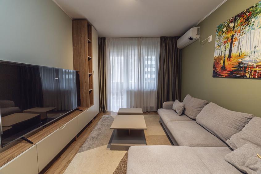 Apartament cu 2 camere decomandat, mobilat în Popești-Leordeni