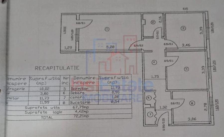Apartament 3 camere Mircea cel Batran - 8