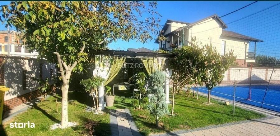 Vila cu piscina, sauna, tenis si sala sport noua, 200 mp, zona Balta V