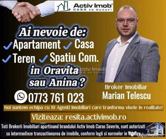 Apartament cu 3 camere decomandat în Bozovici