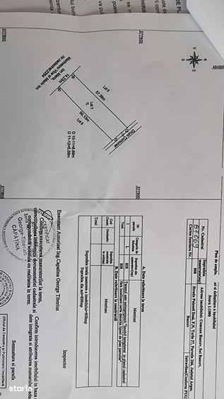 Teren de 800 mp, în Bascov