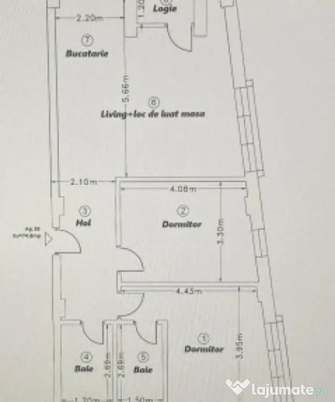 Apartament 3 camere, 74,80mp | Zona Calea Baciului | Cluj-Na - Cluj-Napoca (Cluj) - 2