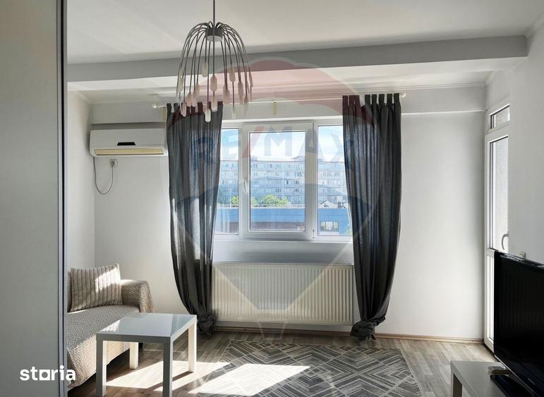 Apartament cu 2 camere semidecomandat, mobilat în Domenii