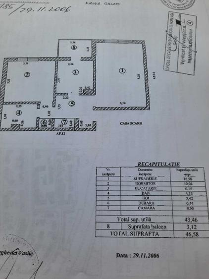 Apartament cu 2 camere decomandat în Micro 20