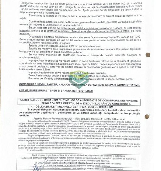 Teren Construcții intravilan de 2211 mp, în Cernica