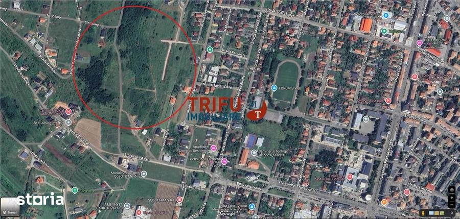Teren de 1068 mp, în Cetate