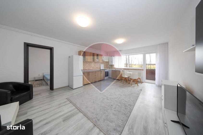 Apartament cu 2 camere semidecomandat în Sânpetru