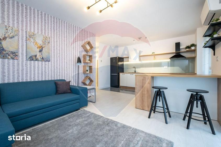 Apartament cu 2 camere decomandat, mobilat în Arcul de Triumf