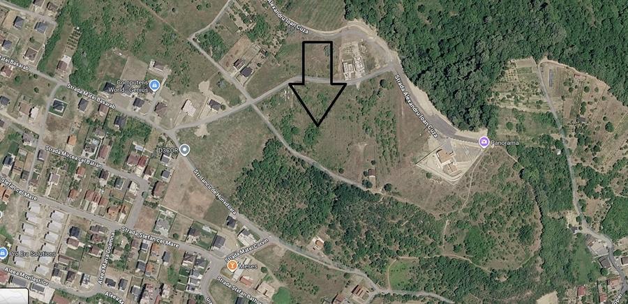 Teren Construcții intravilan de 1115 mp, în Central