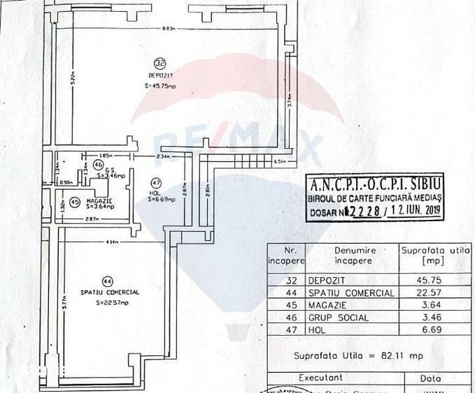 Spațiu comercial, de 82.11 mp, în Central