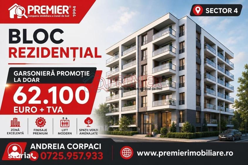 OFERTA LIMITATA | Garsoniera spatioasa de 46,2 mp, bloc nou, langa - 4