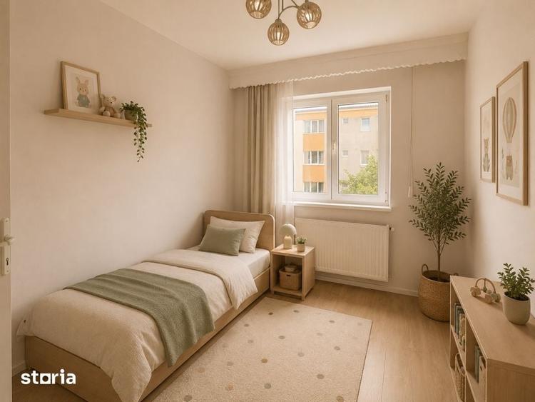 Apartament cu 3 camere semidecomandat în Traian