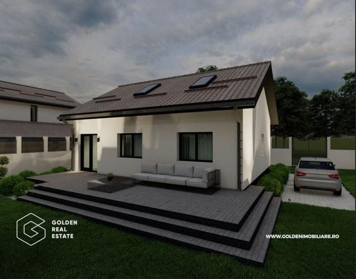 Casă individuală cu 3 camere cu Teren 350 Mp în 6 Vânători