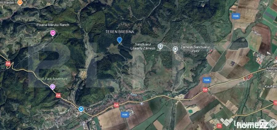 Teren de 1861 mp, în Brebina