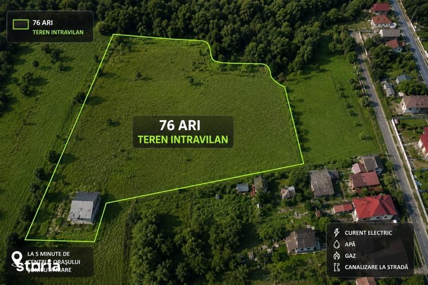 Casă cu 5 camere cu Teren 7600 Mp în Central