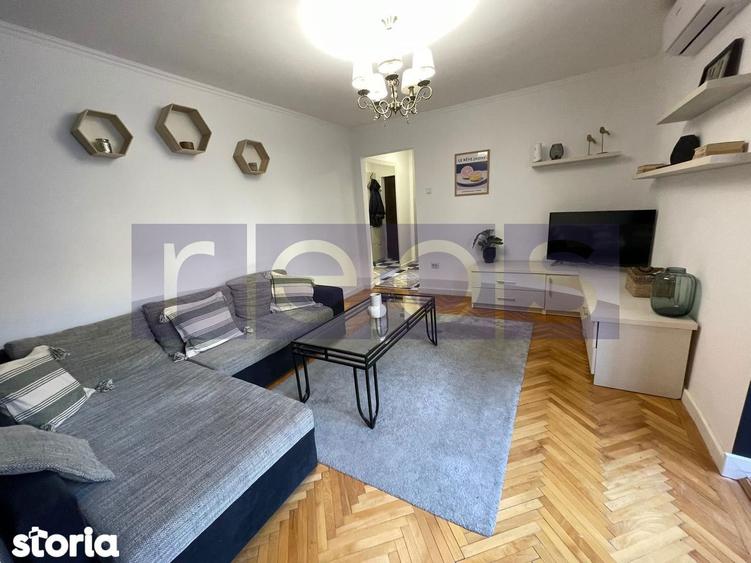 Apartament cu 2 camere semidecomandat, mobilat în Romană