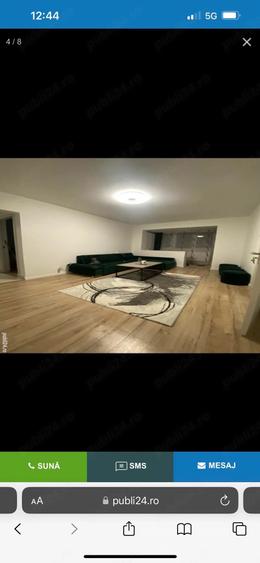 Apartament cu 3 camere semidecomandat în Central