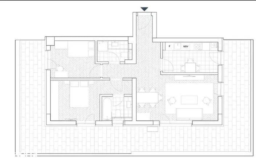 Apartament cu 3 camere în Pipera