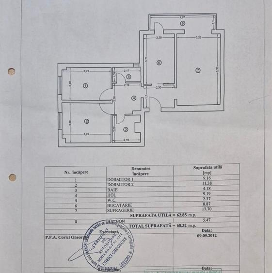 3 Camere Decomandat Zona Anda Mobilat Gaze - 20