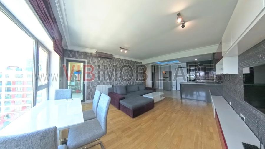 Apartament cu 2 camere semidecomandat, mobilat în Tei