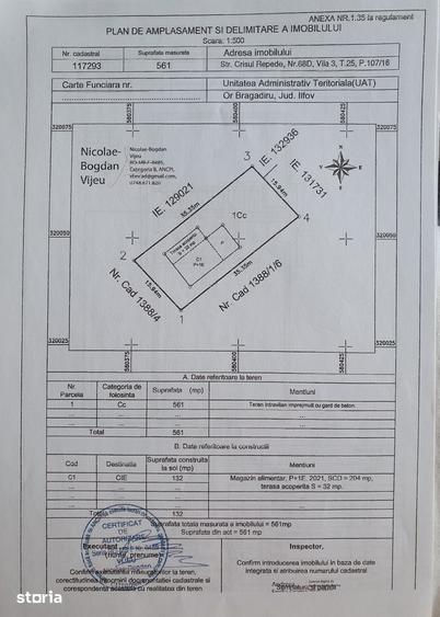 Casă cu 4 camere cu Teren 561 Mp în Central