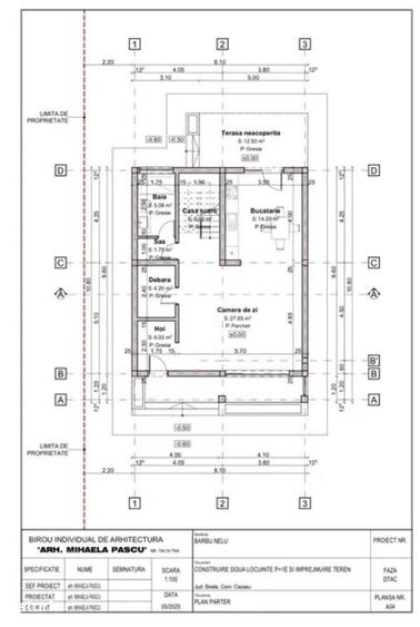 Casă cu 4 camere cu Teren 500 Mp în Central