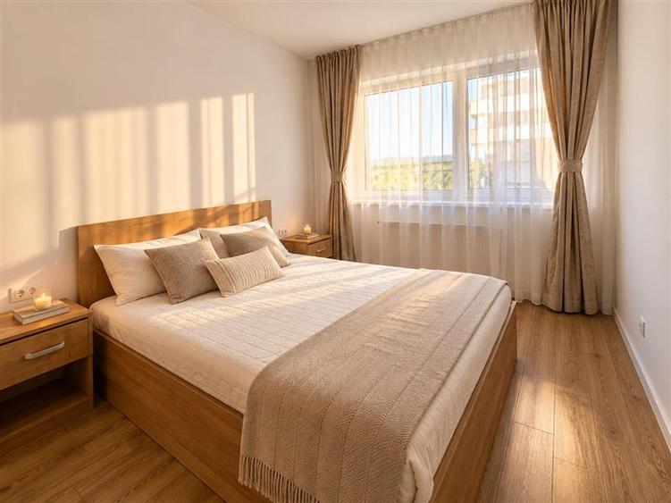 Apartament cu 2 camere decomandat, mobilat în Tractorul