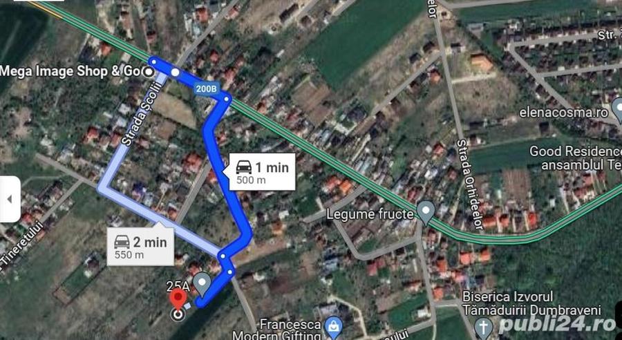Teren de 616 mp, în Dumbrăveni