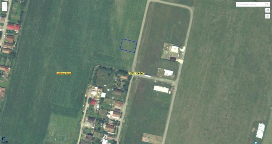 Teren Construcții intravilan de 542 mp, în Zimandcuz