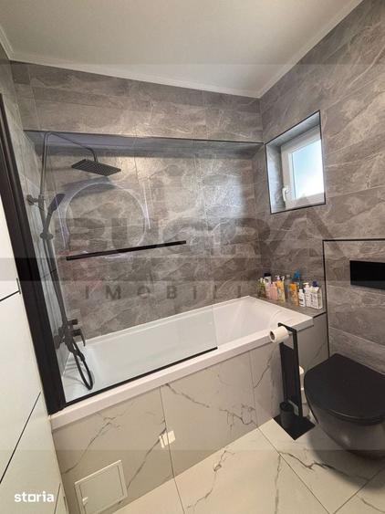 Apartament cu 3 camere semidecomandat, mobilat în Apahida