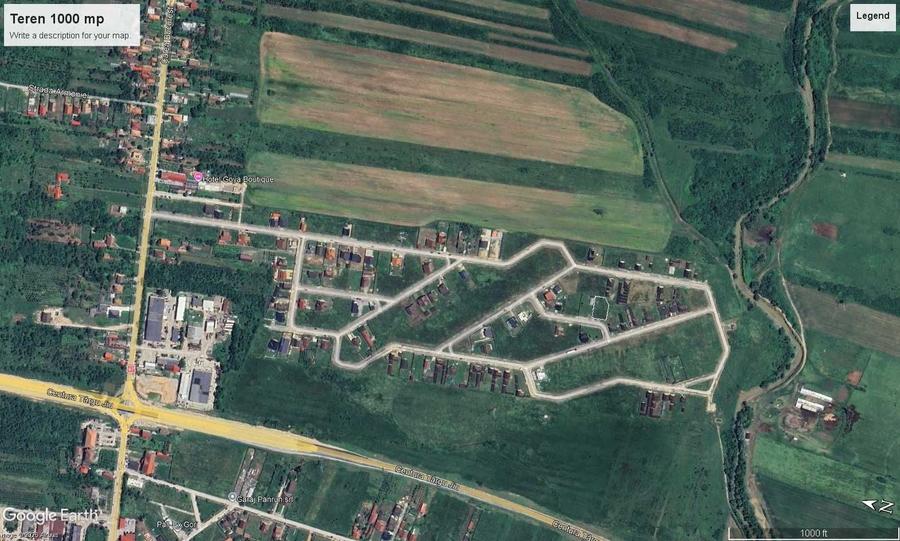 Teren de 1000 mp, în Drăgoeni