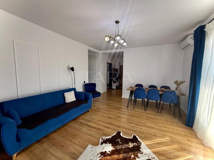 Apartament cu 3 camere semidecomandat, mobilat în Apahida