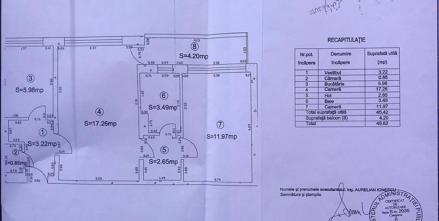 Apartament cu 2 camere semidecomandat, mobilat în Timișoara