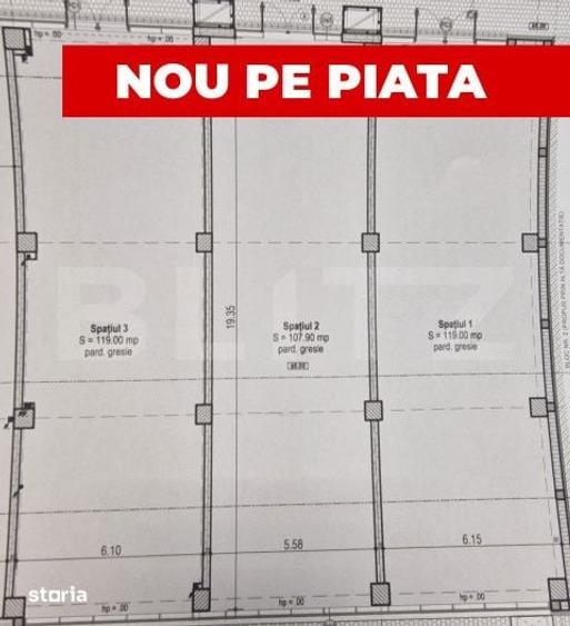 Spațiu comercial, de 119 mp, în Obcini