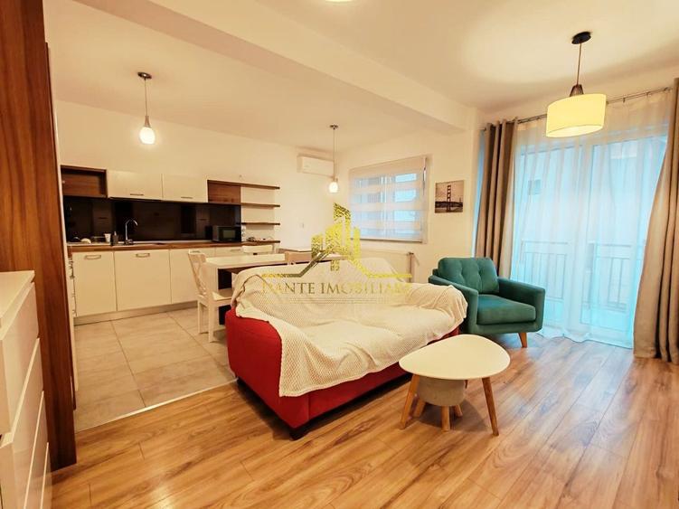 Apartament cu 2 camere semidecomandat, mobilat în Bună Ziua